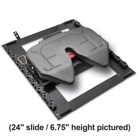 Fontaine Fifth Wheel Assy, Air Slide Bracket, No-Slack Ii 6000 Lwb Slide, 6-3/4 Height, 24 In. Slide SL6LWB675024